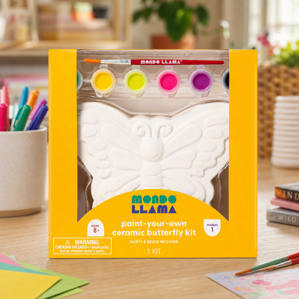 Art Craft Kits For Kids - Paint Your Own Ceramic Butterfly Craft
