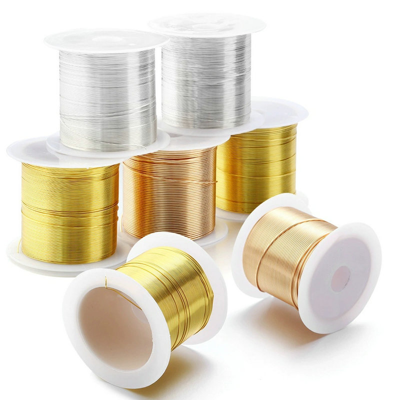 Art Craft Ideas - 0.3-1.0mm Jewelry Copper Wire Tarnish Resistant