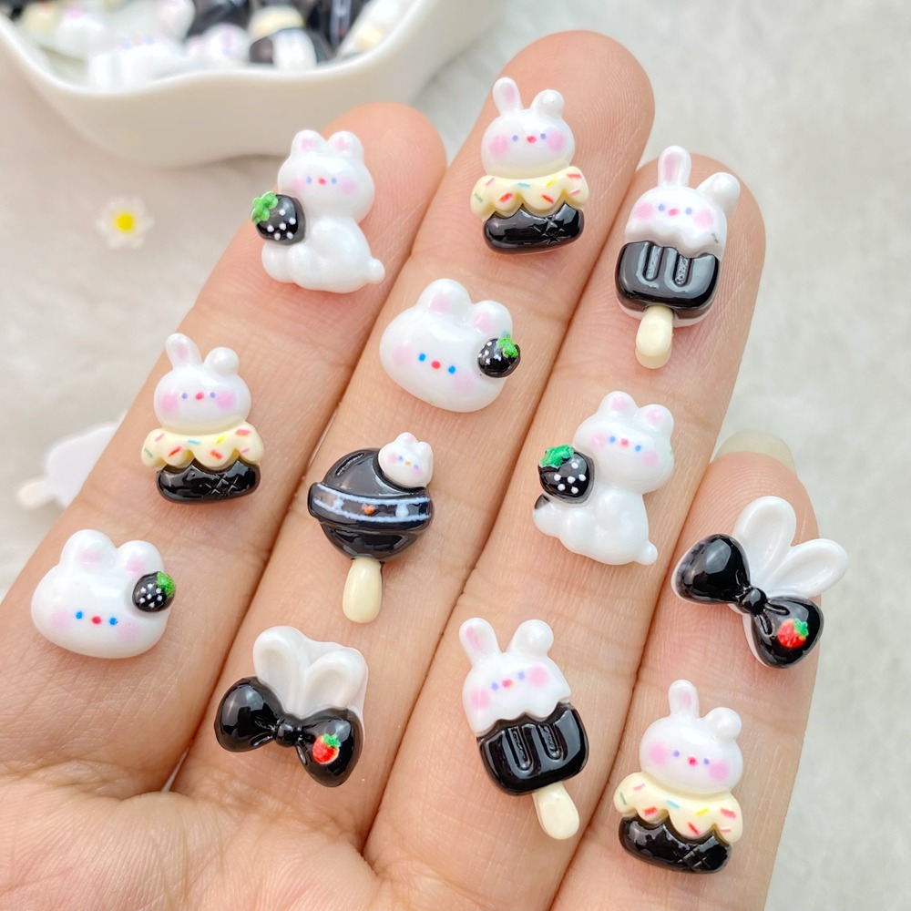 20Pcs Mixed Nail Art Resin Car - Art Craft Rabbit recension och pris