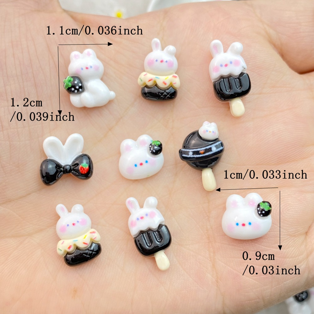 20Pcs Mixed Nail Art Resin Car - Art Craft Rabbit recension och pris