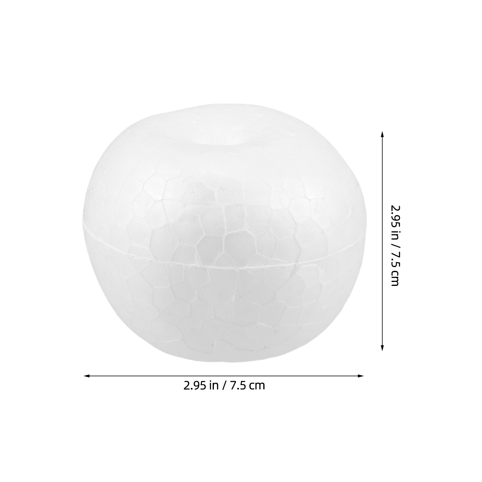 20pcs White Foam Fruit 7.5Cm S - Art Craft Tree recension och pris