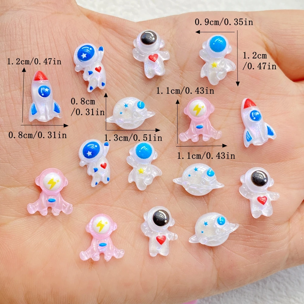 50Pcs Resin Cartoon Mini Shini - Art And Craft Rocket recension och pris