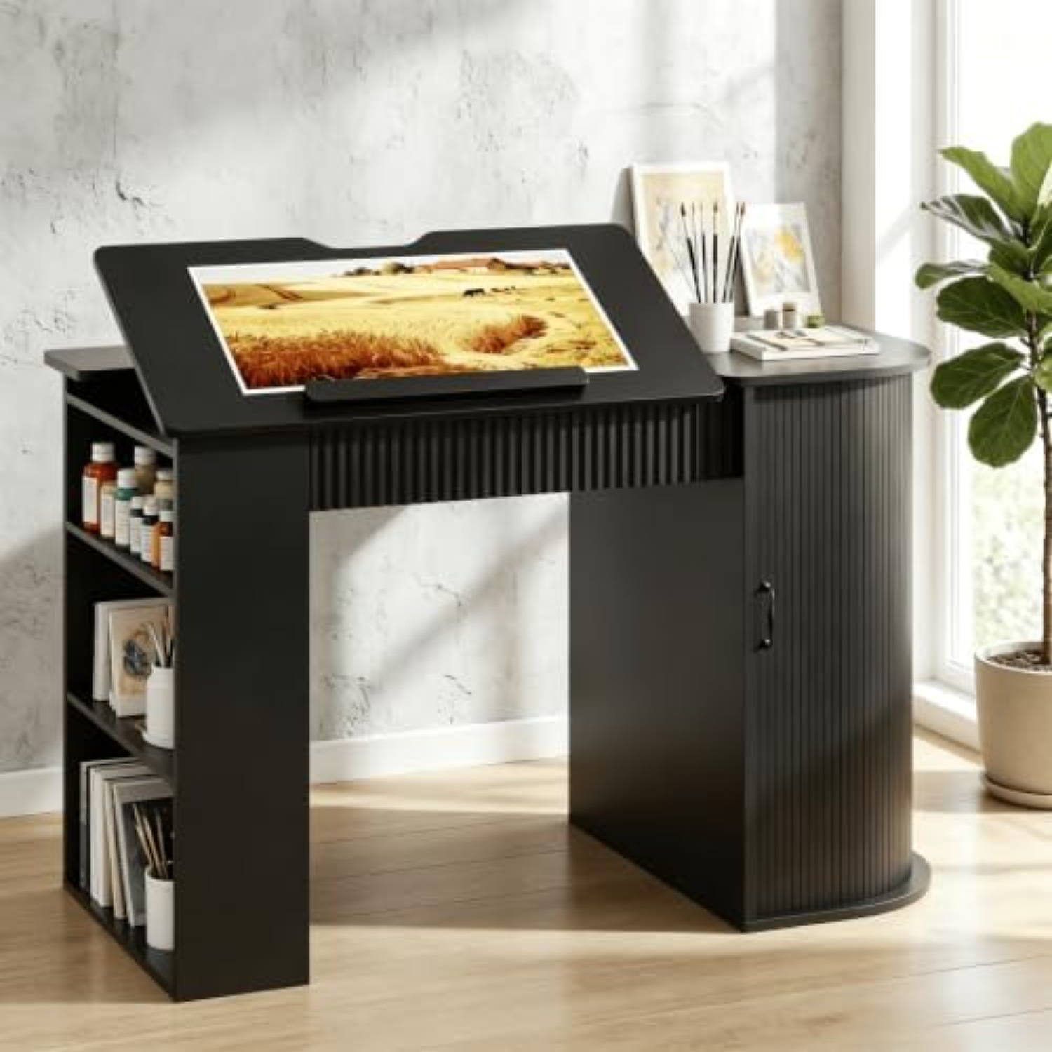 Drafting Table with Storage Ca - Art Craft & Architecture recension och pris