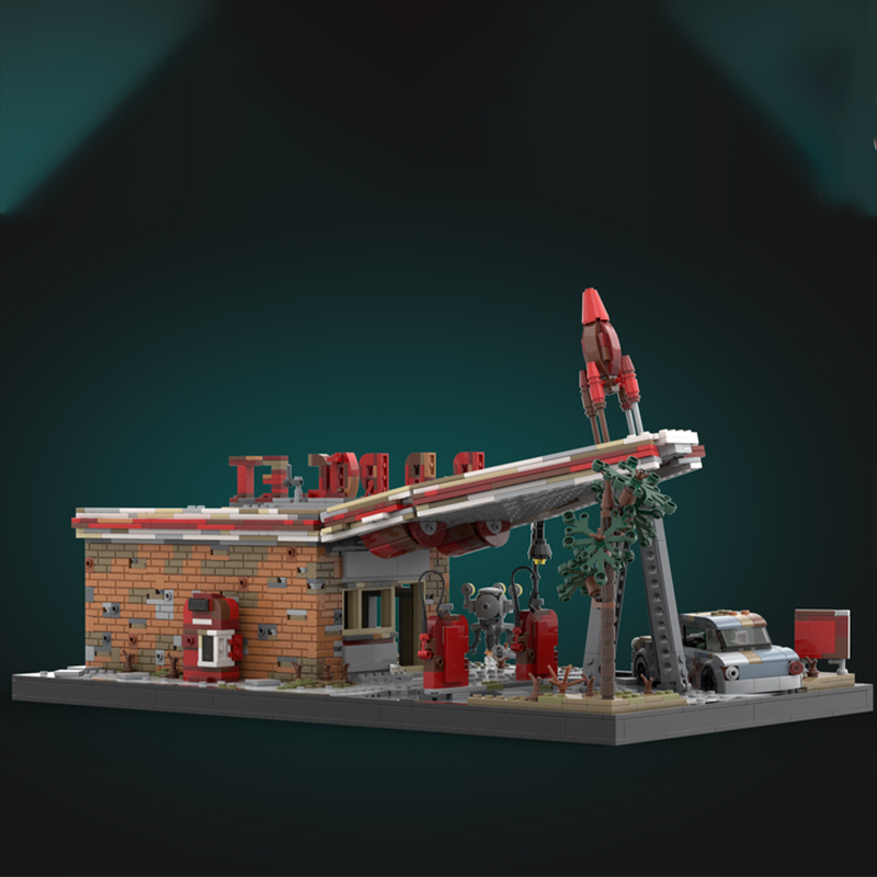 2168pcs MOC Red Rocket Fallout - Art And Craft Rocket recension och pris