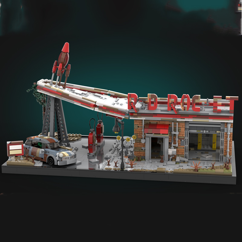 2168pcs MOC Red Rocket Fallout - Art And Craft Rocket recension och pris