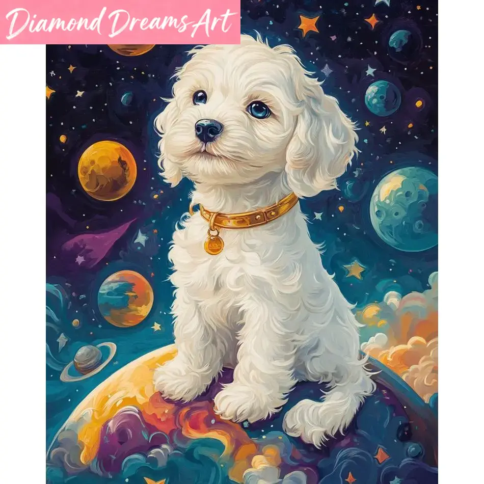 Frameless, Dog 5d Diamond Pain - Art Craft Ideas With Paper recension och pris