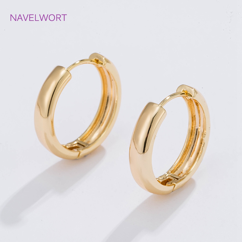 6 Sizes Gold Plated Circle Hoo - Art Craft Ideas recension och pris