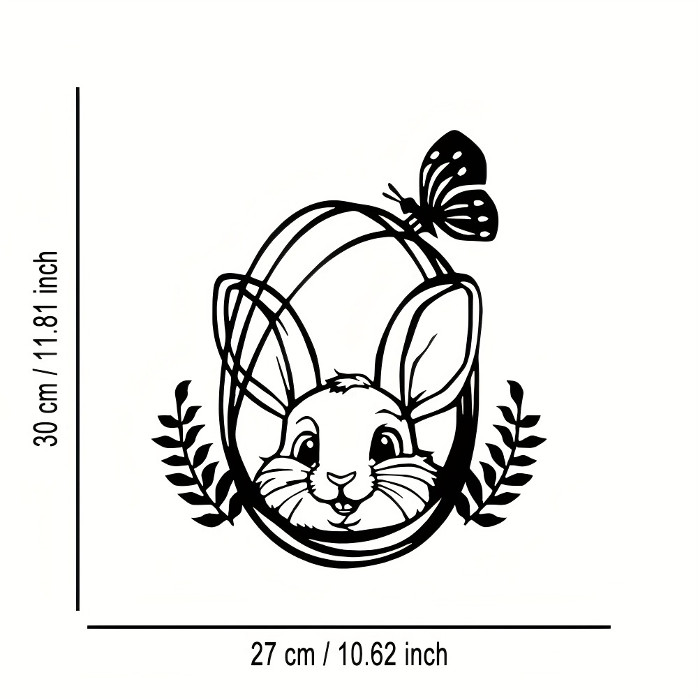 CIFBUY Metal Wall Art Bohemian - Art Craft Rabbit recension och pris