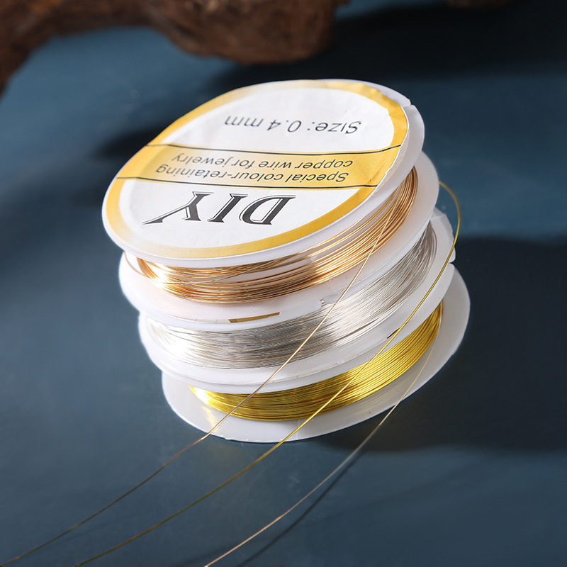 1Roll Silver Copper Wire 0.3/0 - Art Craft Ideas recension och pris