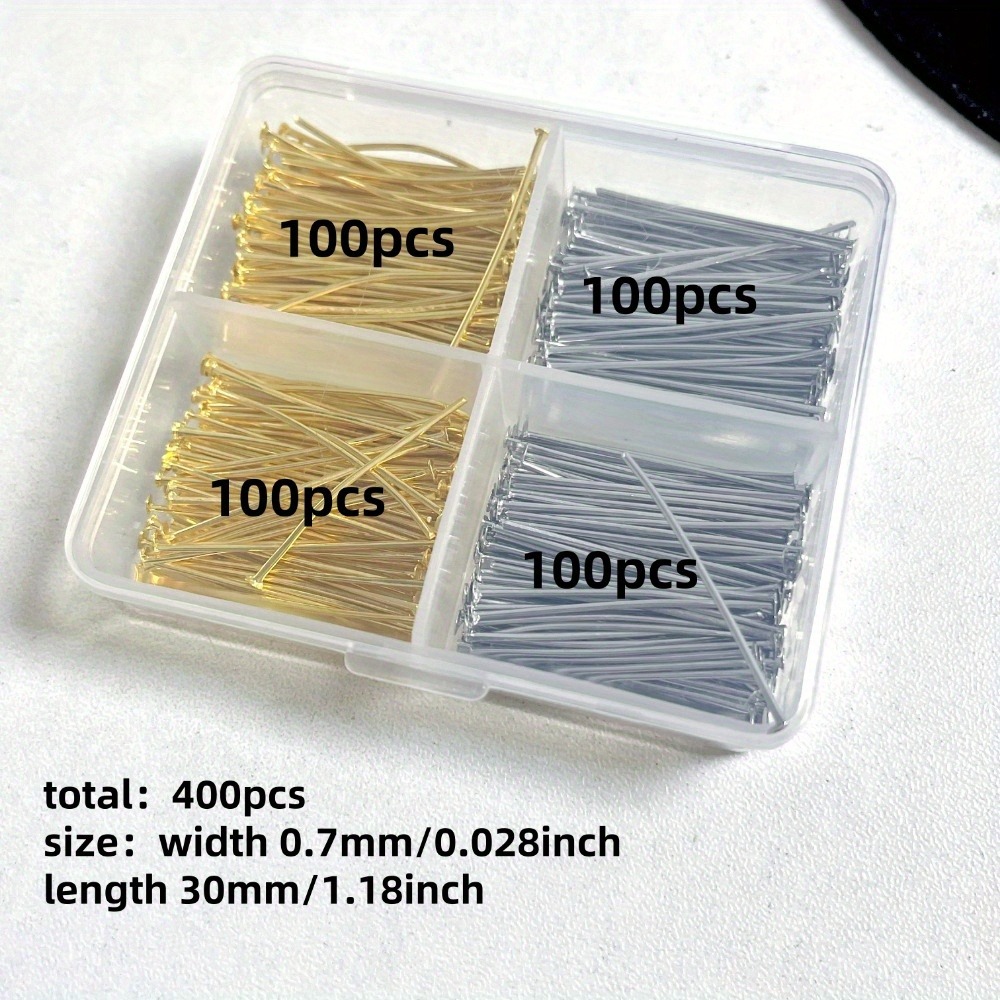400pcs Mixed Iron Head Pins 30 - Art Craft Ideas recension och pris