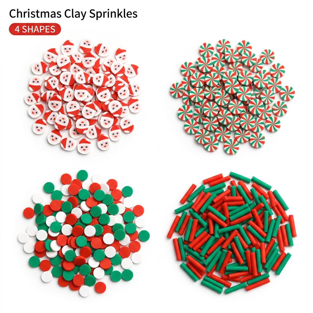 250pcs Christmas Polymer Clay  - Art Craft Event recension och pris