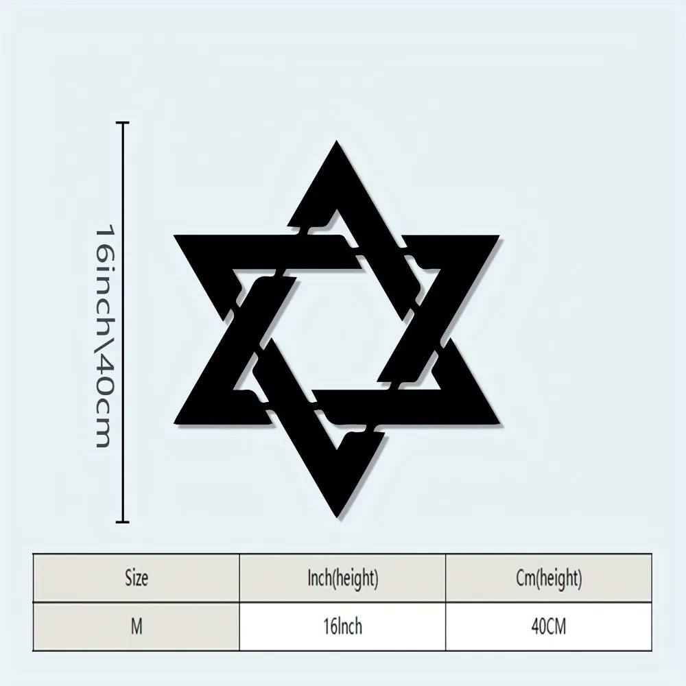 CIFBUY Metal Wall Art Star of  - Art Craft & Architecture recension och pris