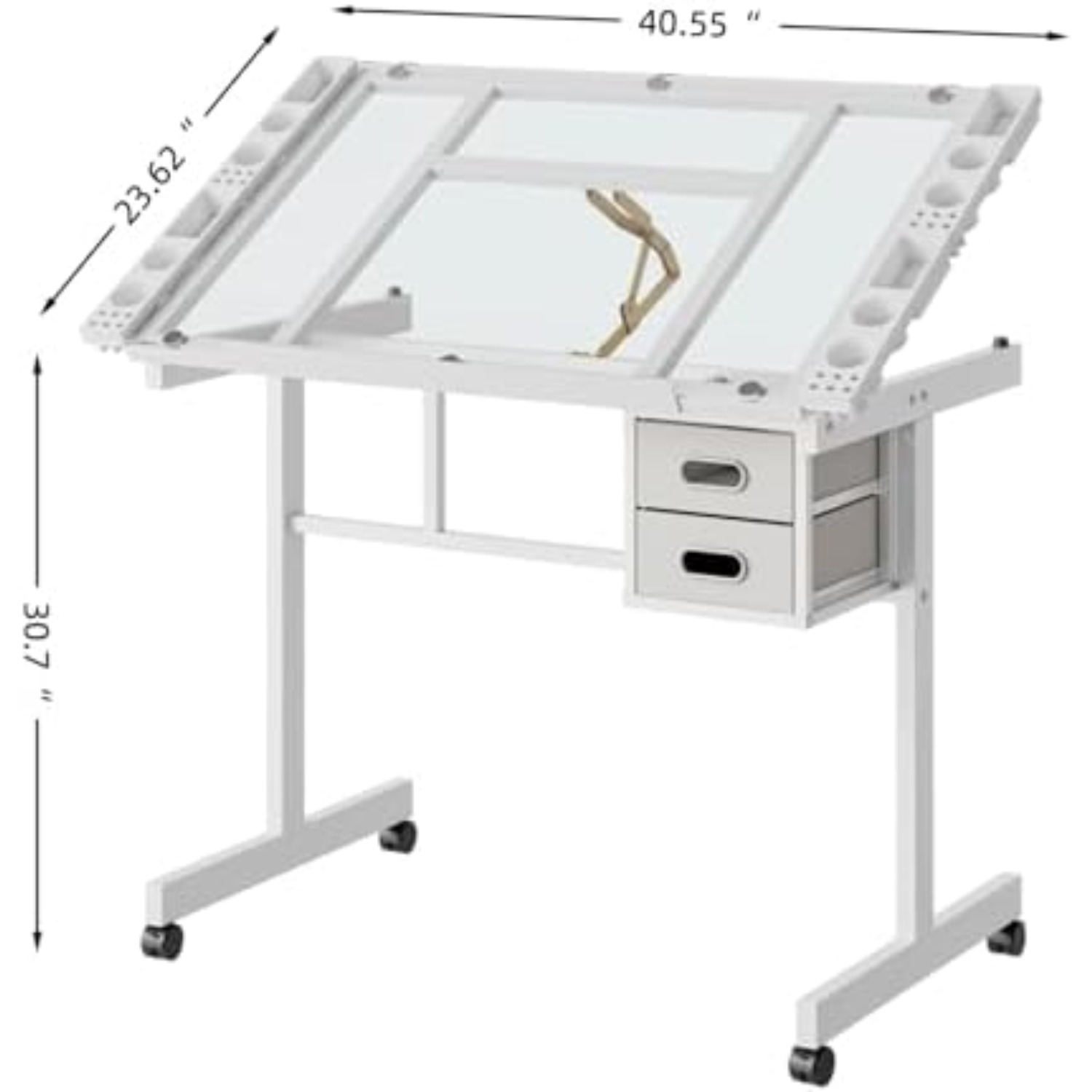 Rolling Drafting Table Desk, P - Art Craft & Architecture recension och pris