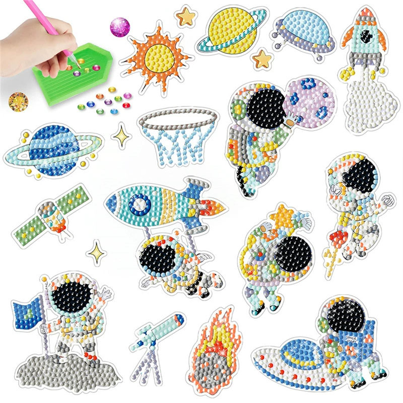 Space Diamond Art Kit For Kids - Art And Craft Rocket recension och pris