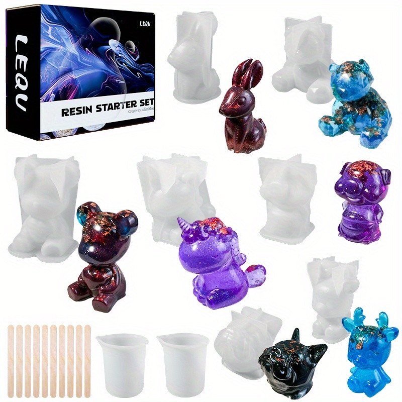 19pcs Resin-Made Mold Set, Sui - Art Craft Model recension och pris