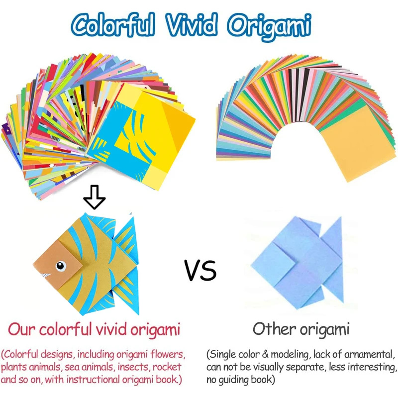 Origami Kit with 30/96 Sheets  - Art Craft Kits For Kids recension och pris