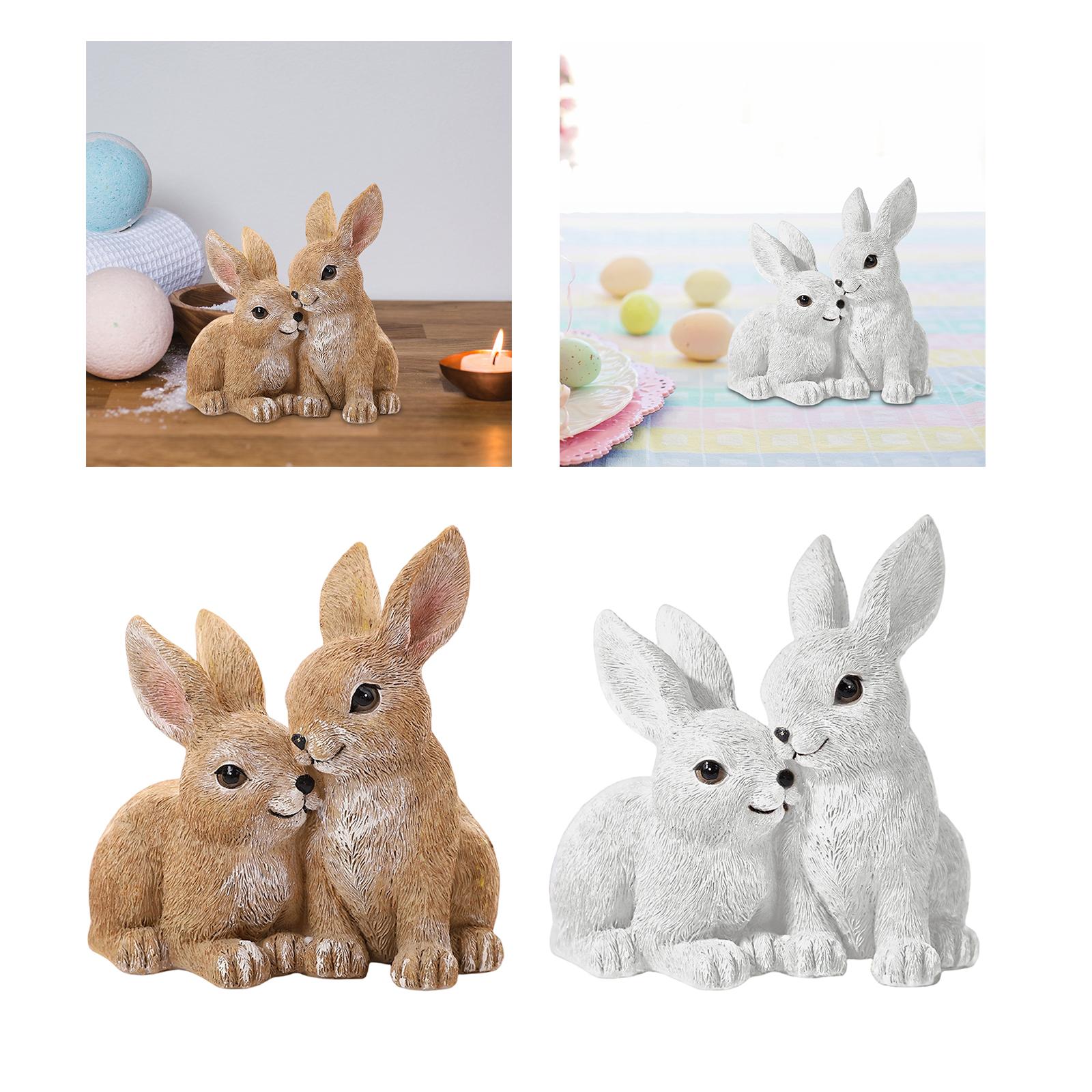 Rabbit Statue Easter Decoratio - Art Craft Rabbit recension och pris