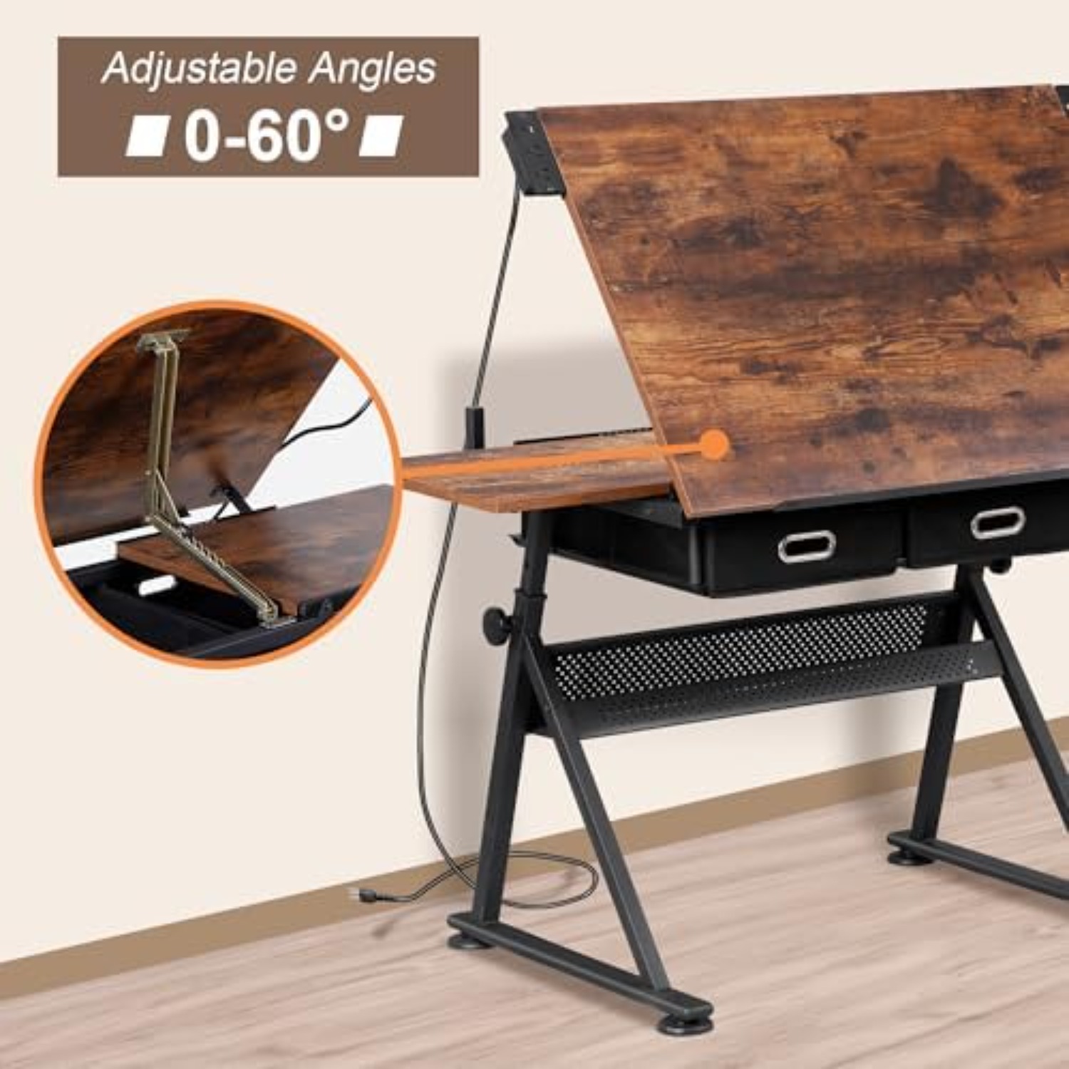 Adjustable Drafting Table with - Art Craft & Architecture recension och pris