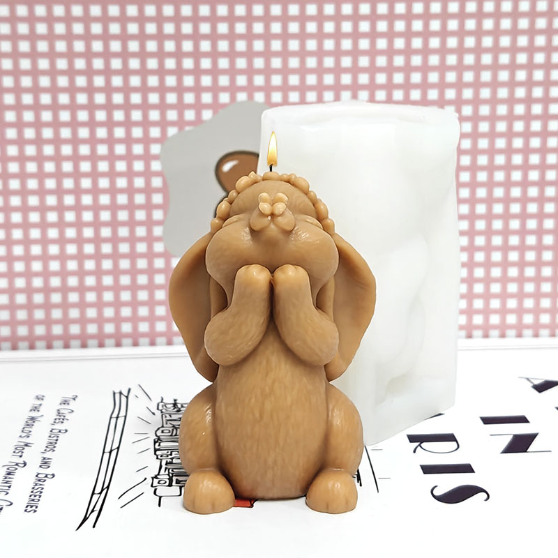 Prayer Rabbit Candle Mold Sili - Art Craft Rabbit recension och pris