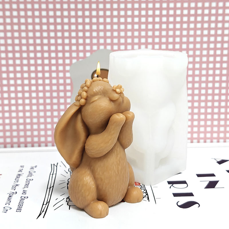 Prayer Rabbit Candle Mold Sili - Art Craft Rabbit recension och pris