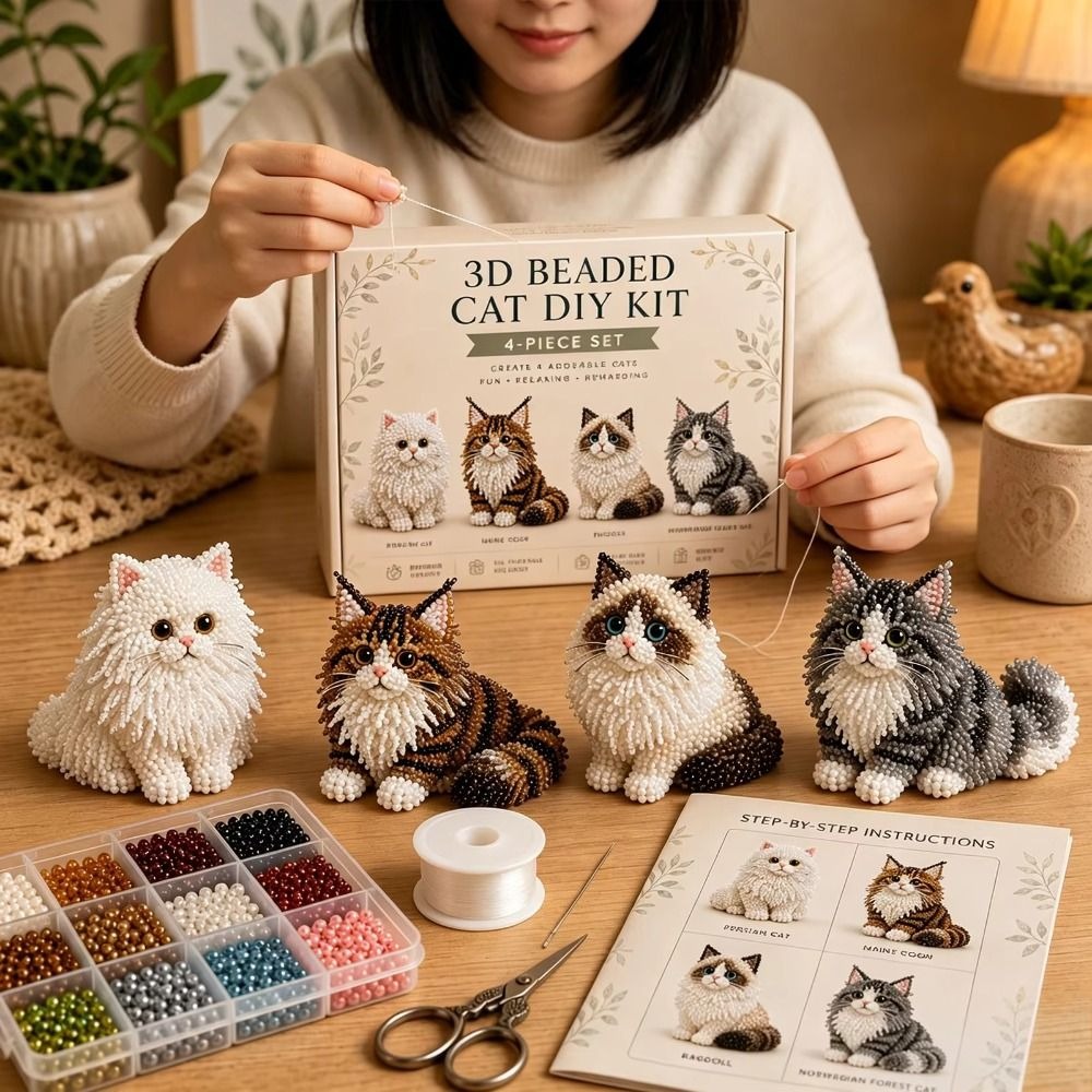 Handmade DIY Animal Bead Embro - Art Craft Kits For Kids recension och pris
