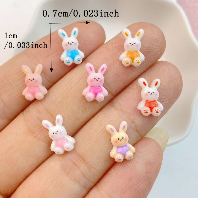 50Pcs New Mixed Nail Art Resin - Art Craft Rabbit recension och pris