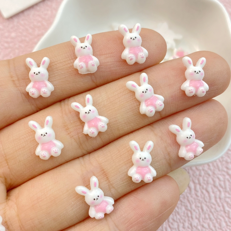 50Pcs New Mixed Nail Art Resin - Art Craft Rabbit recension och pris