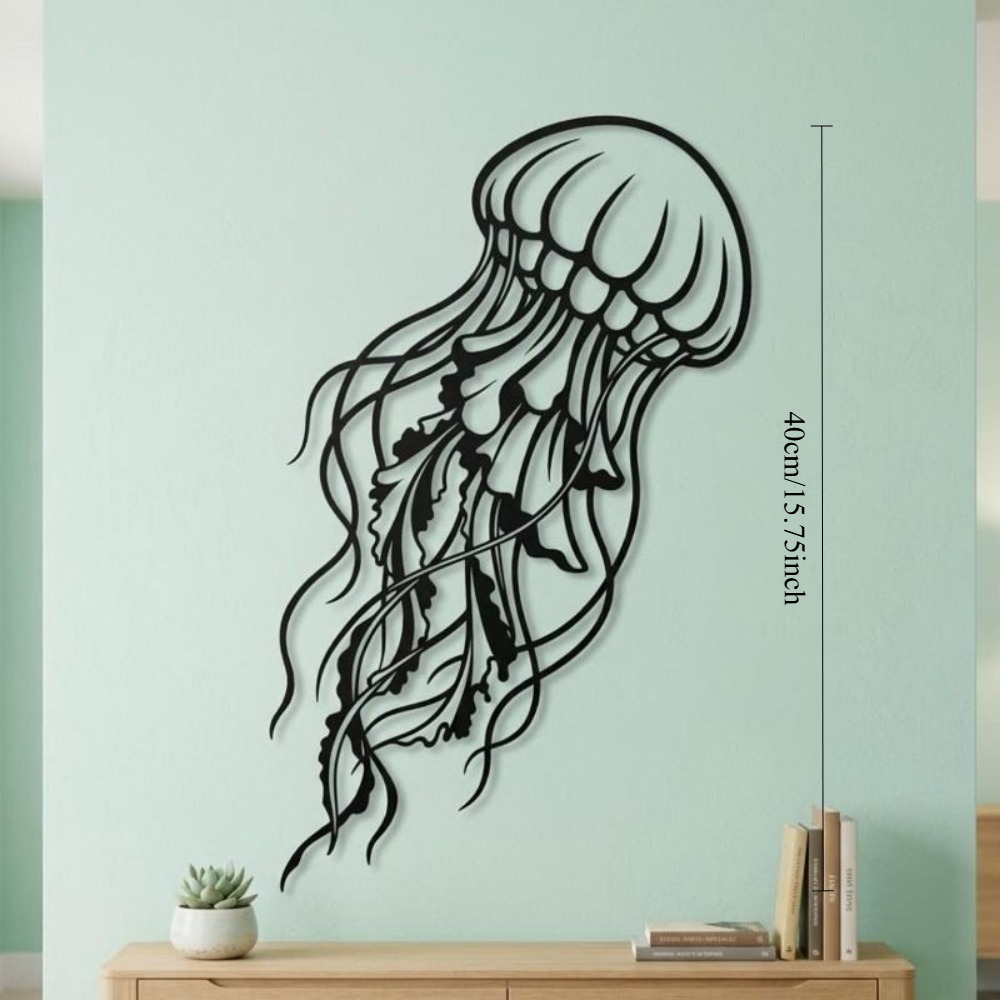CIFBUY Metal Wall Art Jellyfis - Art Craft Jellyfish recension och pris