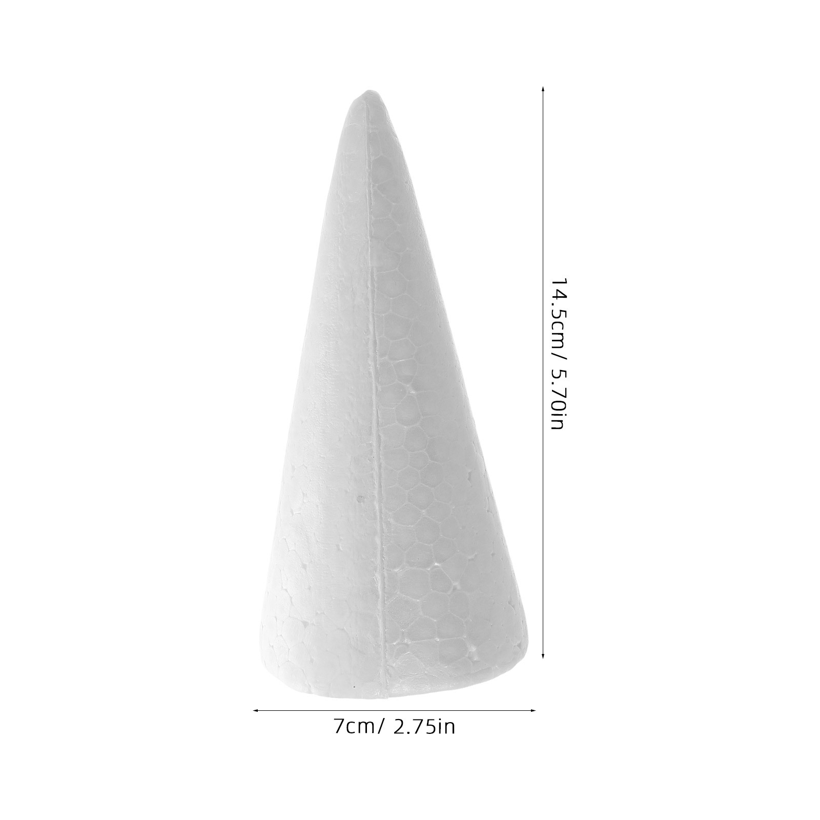 12pcs Foam Cones 15Cm White Di - Art Craft Tree recension och pris