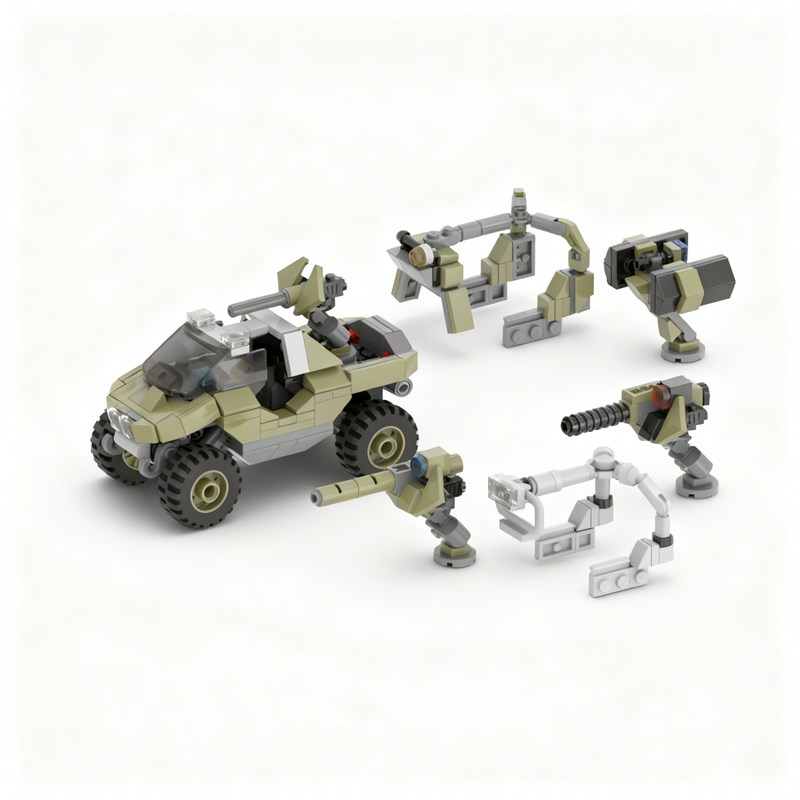 378pcs MOC Space Warthog Speed - Art And Craft Rocket recension och pris