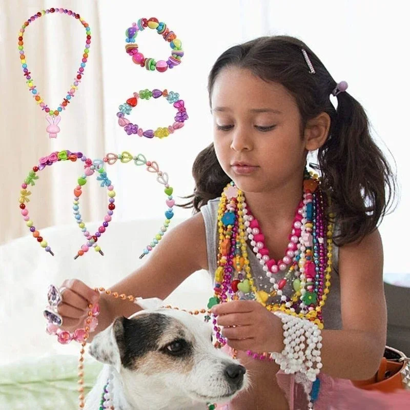 Girls DIY Bead Set Jewelry Mak - Art Craft Kits For Kids recension och pris